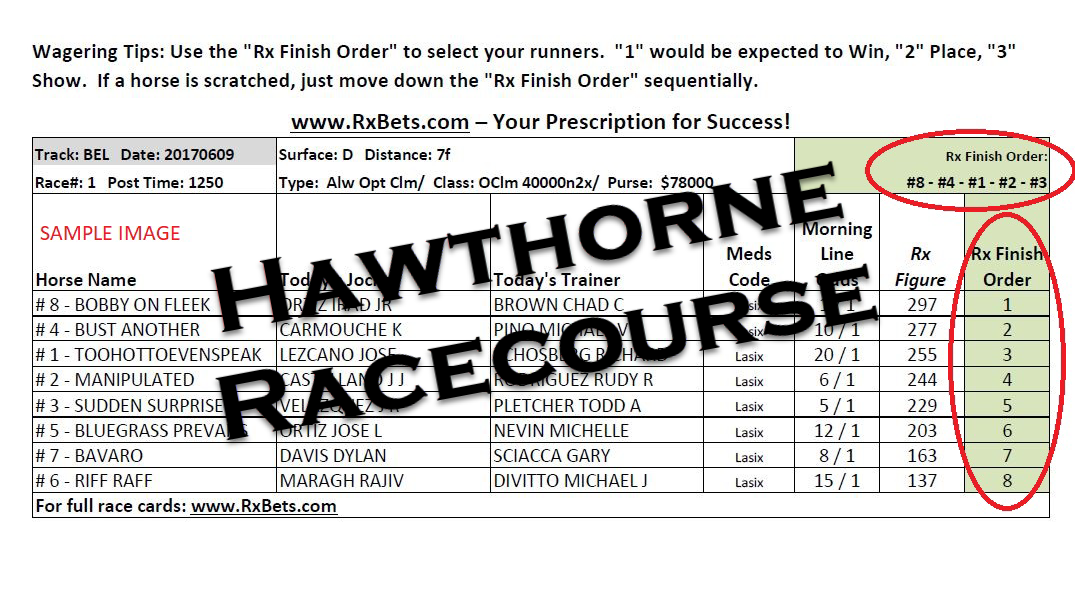 10/16/25 - Hawthorne Racecourse - Daily Selection Report
