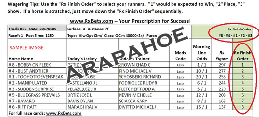 06/28/26 - Arapahoe Park - Daily Selection Report