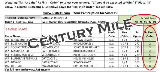 05/09/25 - Century Mile - Daily Selection Report