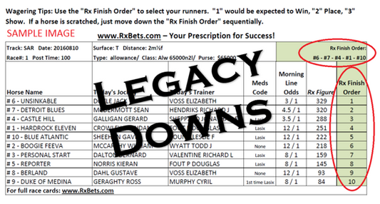 05/09/25 - Legacy Downs - Daily Selection Report