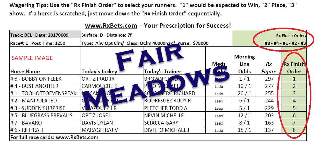 06/03/26 - Fair Meadows - Daily Selection Report