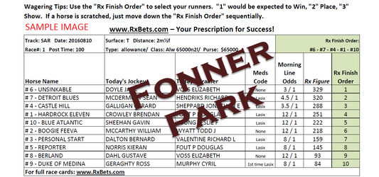 02/23/25 - Fonner Park - Daily Selection Report