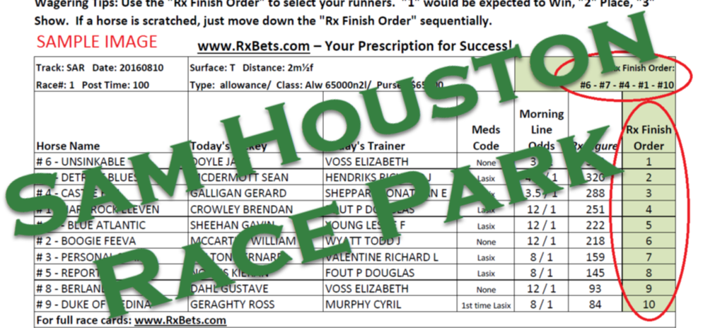 02/23/25 - Sam Houston - Daily Selection Report