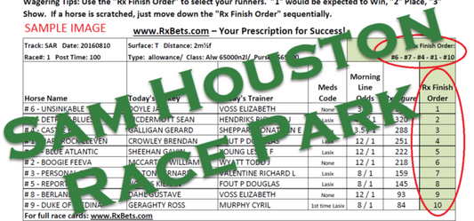 01/24/25 - Sam Houston - Daily Selection Report